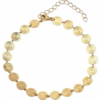 Náramek Náramek na nohu Spirály obvod cca 22,5 cm