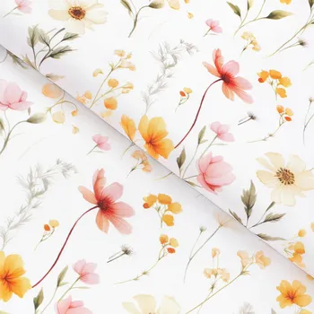 Teflonová látka na ubrusy - Květinový ráj 160 cm