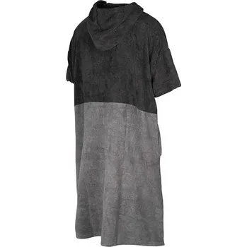 Dámská halenka Pončo PROLIMIT OSFA pro snadné převlékání v chladném počasí - barva: black/dark gray