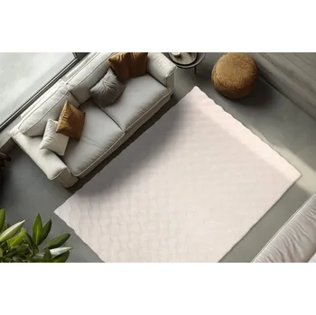 Koberec Kusový koberec Diamond Cut 800 cream - 200 x 290 cm - doprava zdarma