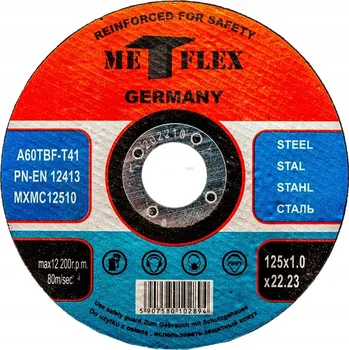 Řezný kotouč Řezací kotouč na kov Met-Flex MXMC12512 125 mm