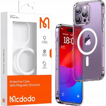 Pouzdro na mobilní telefon Zadní Kryt McDodo pro Apple iPhone 15 Pro Max fialový