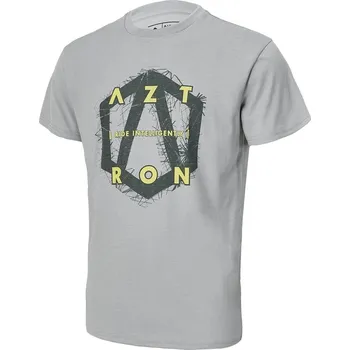 Pánské oblečení Tričko Aztron FULL LOGO TEE - GREY - šedá, XL