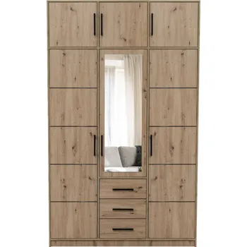 Šatní skříň ArtStol Šatní skříň s nástavcem KOS D3 | dub artisan