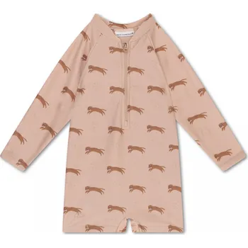 Nafukovací kruh Plavkový overal s UPF 50+ Brown Leopard