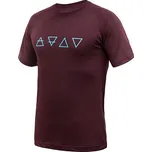 SENSOR MERINO BLEND ELEMENTS - pánské triko kr.rukáv Barva: Červená, Velikost: XXL