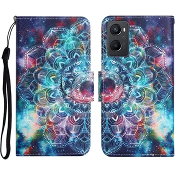 Pouzdro na tablet VSECHNONAMOBIL 50990 ART Peněženkový kryt Oppo A96 MANDALA