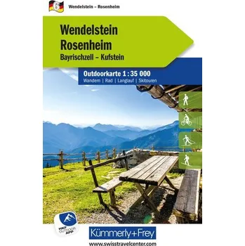 Kümmerly+Frey Outdoorkarte Deutschland 6 Wendelstein, Rosenheim 1:35.000