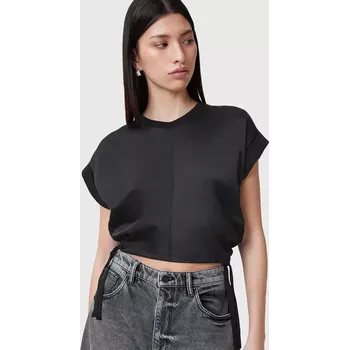 Halenka AllSaints MIRA SATIN W054JC černá 99X, vel. XS