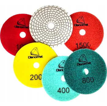 Brusný kotouč Diamantové lešticí kotouče na sklo a keramiku, 6 ks