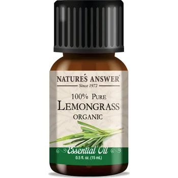 Aroma difuzér Nature's Answer Lemongrass Essential Oil, Citrónová tráva, esenciální olej, BIO, 15 ml