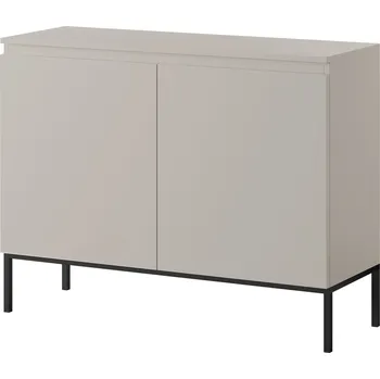 Komoda Komoda Selsey 100 x 35 x 75,5 cm černá, béžové odstíny matná