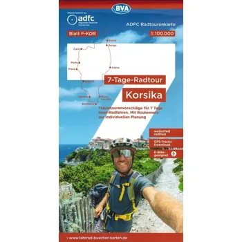 Umění KORSYKA MAPA WODOODPORNA ROWEROWA ADFC Kolektiv autorů