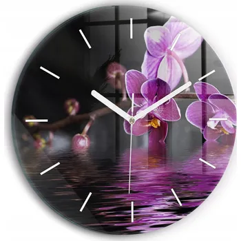 Hodiny Nástěnné hodiny Wallfluente růžové 30 cm