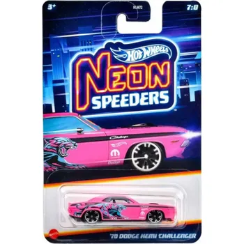 auto na autodráhu Hot Wheels Neon Speeders 70 Dodge Hemi Challenger