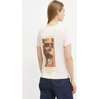 Pánské tričko Tričko Guess W5GI09.K5JK1 růžová 03X, vel. XS