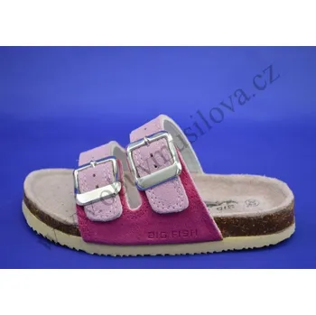 Dívčí pantofle Fussbet dětský BIG FISH 5131502 růžová (Dětské pantofle)