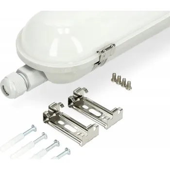 Stropní svítidlo přisazené Kobi 20 W s integrovaným LED zdrojem, délka 60 cm, bílé