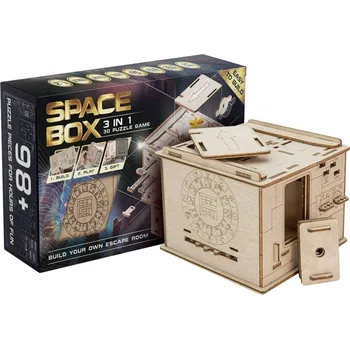 3D puzzle EscapeWelt 3D dřevěná skládačka hlavolamu Vesmírná kapsle