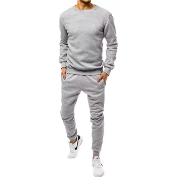 Dstreet Pánská tepláková souprava AX0376 Barva: Světle Šedá, Velikost: L