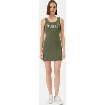 Dámské šaty Guess Každodenní šaty V5GK06 K8RT2 Zelená Slim Fit XL