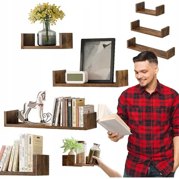 police Police dřevotříska Oskar 60 x 15 cm odstíny hnědé