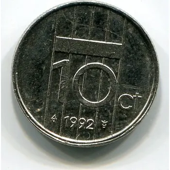 NIZOZEMÍ. 10 cents 1992. KM-203