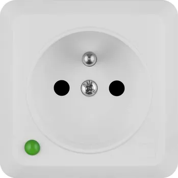 Elektrická zásuvka Elektrická Zásuvka zásuvka Elektro-Plast bílá 3733-00