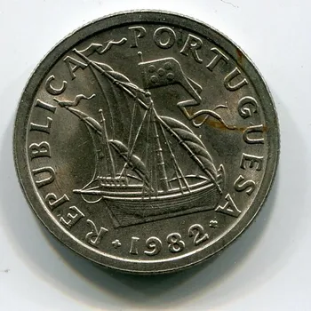 PORTUGALSKO. 2,50 escudos 1982. KM-590