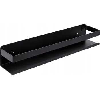 Koupelnový nábytek Loftová koupelnová polička Megara 40 cm černá