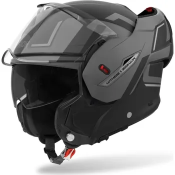 Helma na motorku Přilba MATHISSE 2 Genius, AIROH (šedá matná) 2026 XS