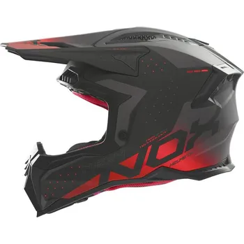 Helma na motorku Přilba N634, NOX (černá matná,červená) 2025 M