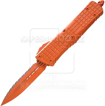 kapesní nůž Microtech Knives Microtech Auto Combat Troodon F/S Delta Frag Orange OTF