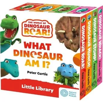 Cizojazyčná kniha Little Library: The World of Dinosaur Roar!: What Dinosaur Am I? Slipcase - Curtis, Peter