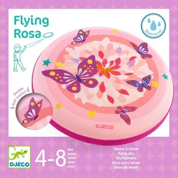 Frisbee DJECO Létající talíř Flying Rosa