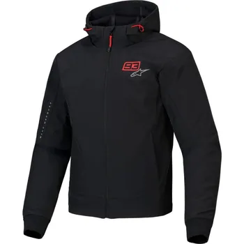 Moto bunda Bunda RADIUM TECH HOODIE MM93 kolekce, ALPINESTARS (černá/červená/šedá) 2026 L