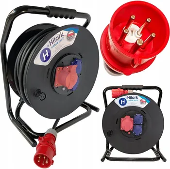 Napájecí kabel Prodlužovací Kabel SILOVÝ H07RN-F 5x4 1m S OTOČENÍM FÁZE