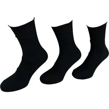 Pánské ponožky Fashion Pánské bavlněné ponožky 5 párů černé Barva: Černá, Velikost: 47-52