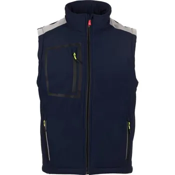 pracovní vesta Pánská softshellová vesta Payper STREAM PAD VEST Barva: Námořnická Modrá/ Královská Modrá, Velikost: M