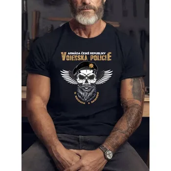 STRIKER Tričko Vojenská policie s rozumem a odvahou Velikost: XXXL