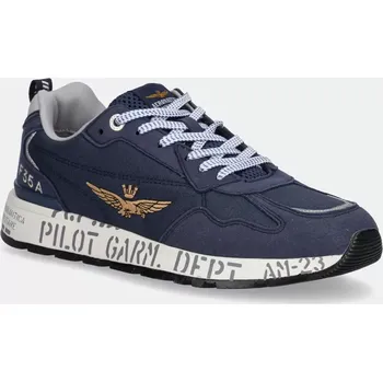 Pánské tenisky Sneakers boty Aeronautica Militare SC276CT3332 tmavomodrá barva, SC276CT3332 SC276CT3332.08184 59X, EUR 40