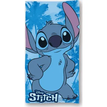 Plážová osuška Lilo a Stitch modrá