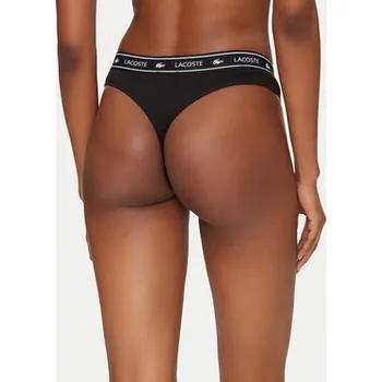 Kalhotky Lacoste Kalhotky string 8F1342 Černá XXL