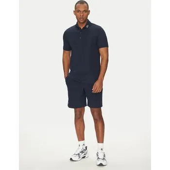 Pánská košile Lacoste Polokošile DH2341 Tmavomodrá Regular Fit 3