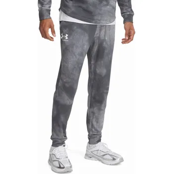 Pánské tepláky Under Armour Rival Terry AOP Jogger Q1 Velikost: M / Barva: šedá