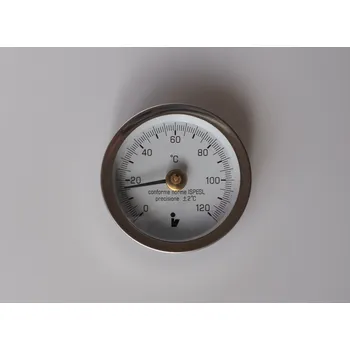 V&G Valogin Teploměr bimetalový zadní vývod 0-120°C Průměr: 100 mm, délka jímky: 200 mm