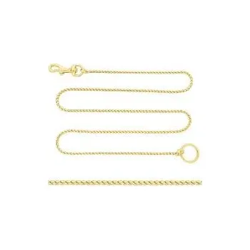 Vodítko pro psa PET HARDWARE PH Výstavní vodítko 90 cm / ø 2 mm - pozlaceno