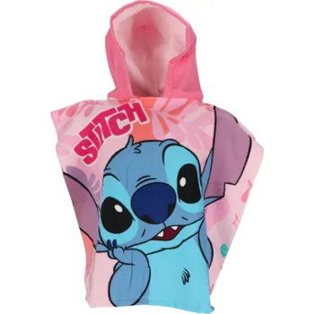 Pončo Lilo a Stitch růžové
