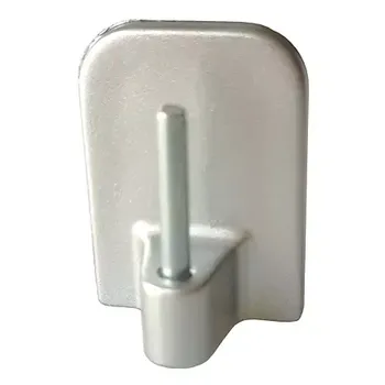 Věšák háček vitrážkový samolepící PH + kov stříbrný matný 70.51.4 (4ks) 704713