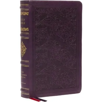 Cizojazyčná kniha NKJV Large Print Reference Bible, Purple Leathersoft, Red Letter, Comfort Print (Sovereign Collection) - Thomas Nelson